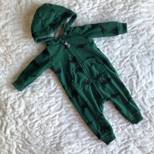 Carter’s hooded fleece one piece